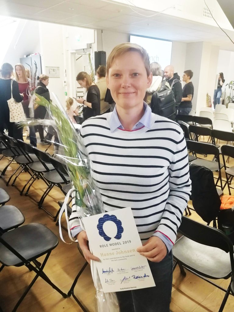 Hanne Johnsen på kåring