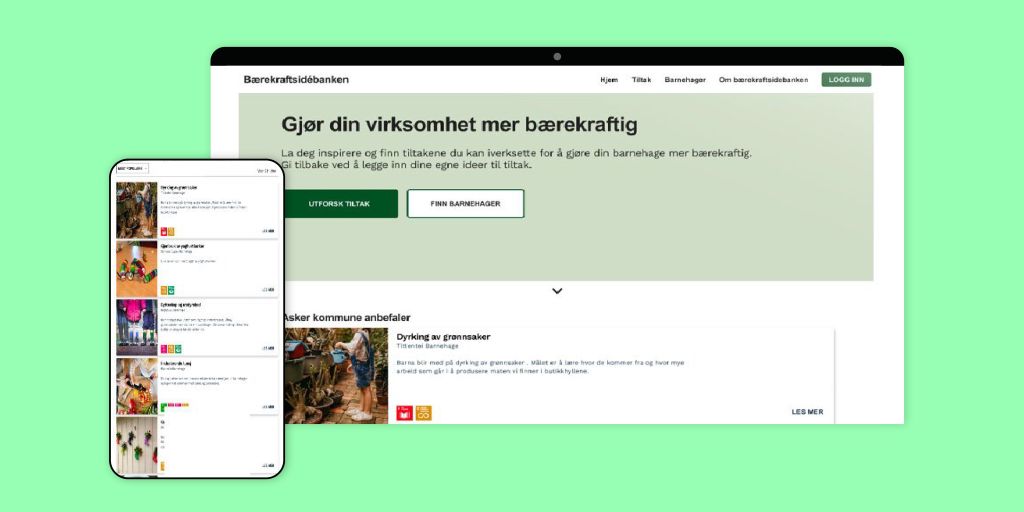 Bærekraftsidébanken skal bidra til at kommuner implementerer bærekraftsmålene